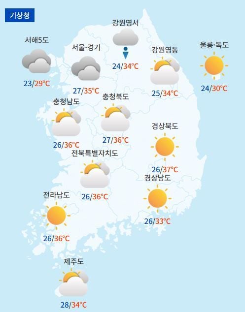 전국날씨예보 / 케이웨더