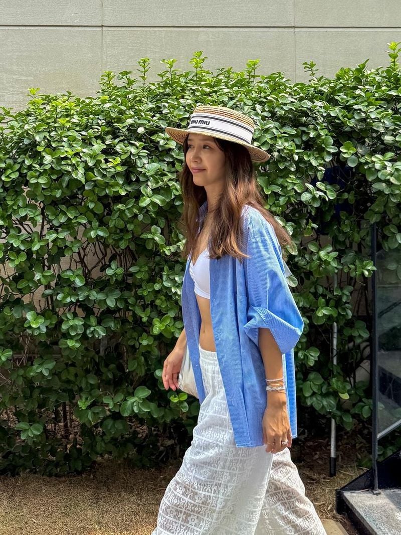 “8월의 시작”…채정안, 도시 속 여름→청량한 힐링 모먼트 / 배우 채정안 인스타그램
