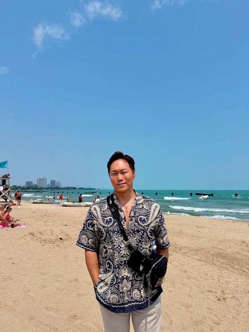 “시카고 바다에서의 여유”…송진우, 유쾌한 아빠의 한여름→반전 일상 / 배우 송진우 인스타그램
