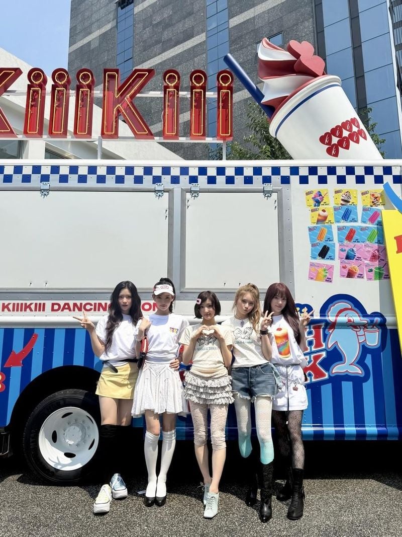 “젠지 감성 한가운데”…키키, 성수 ‘슬러시 트럭’ 출동→‘댄싱 얼론’ 컴백 기대 / 키키공식SNS
