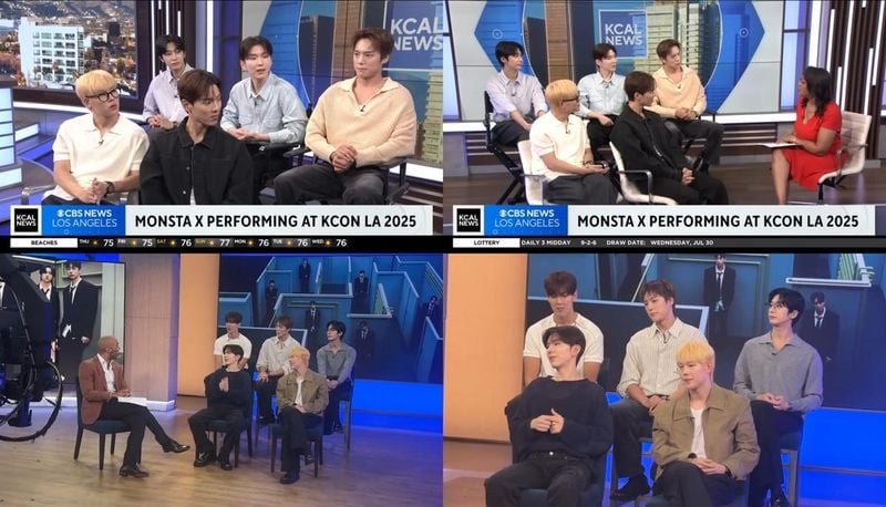 “몬스타엑스, 새 챕터 선언했다”…‘더 엑스’로 9월 1일 뜨거운 컴백→美 아침방송도 홀렸다 / CBSLosAngeles
