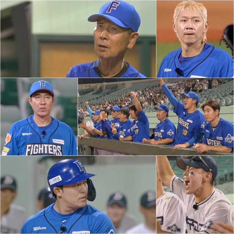 “땀방울 위로 게임은 계속된다”…‘불꽃야구’ 파이터즈, 무더위와 나이 벽 넘는다→체력전 총력전 / 스튜디오C1