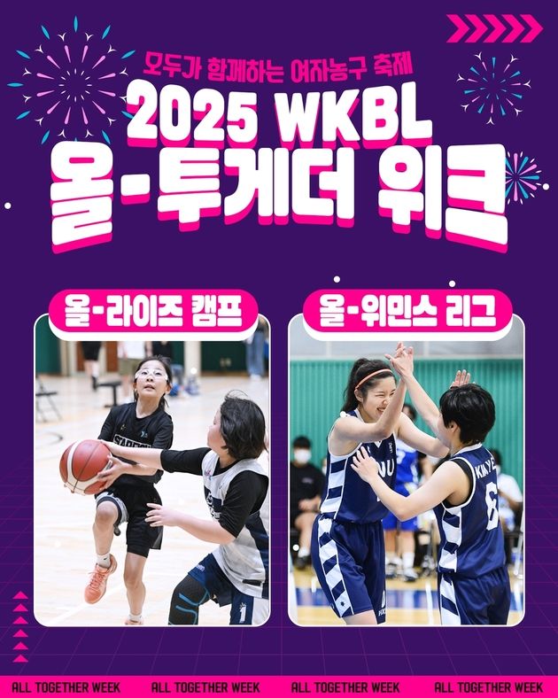 “박지현·허예은 참여”…WKBL 첫 올-투게더 위크 9일 개최 / 연합뉴스