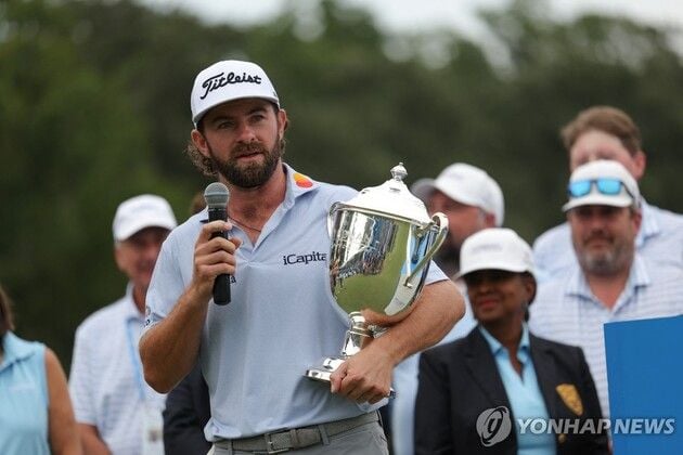 “최종 합계 22언더파”…캐머런 영, PGA 투어 첫 우승 세계 랭킹 21위 / 연합뉴스