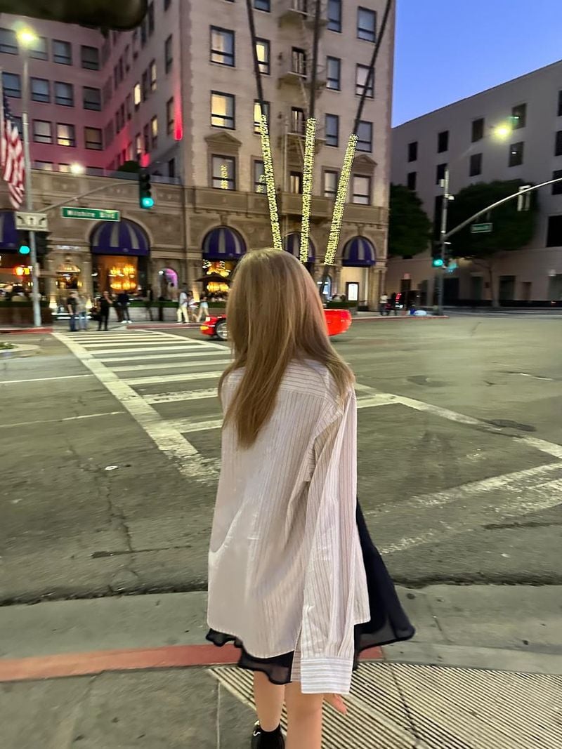 “I always have the best time in LA”…아이브 가을, LA 저녁 공기→감성 산책 인증 / 걸그룹 아이브 가을 인스타그램