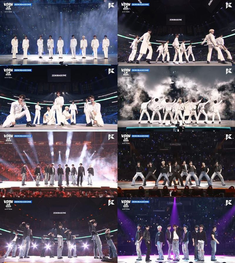 “제로베이스원, ‘KCON LA 2025’ 무대 장악→정규 1집 궁금증 폭발”