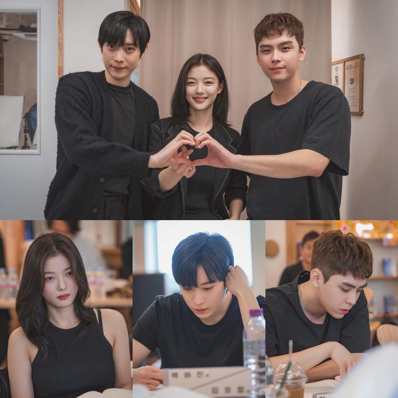 “김유정·김영대의 잔혹한 사랑”…‘친애하는 X’ 대본 리딩 현장→티빙 기대감 최고조 / 티빙
