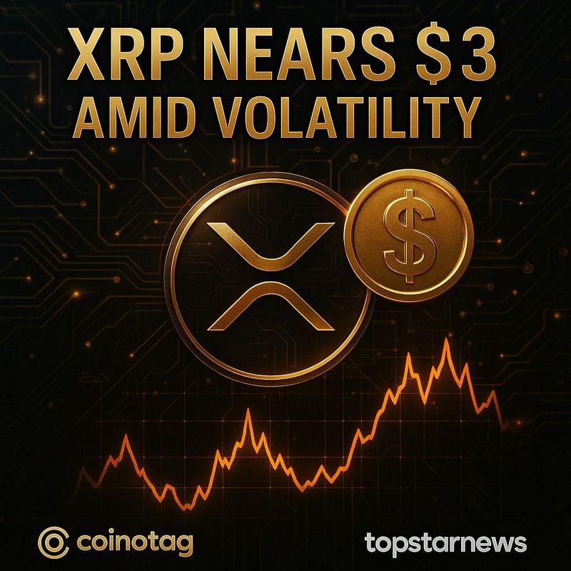 리플 XRP, 3달러 목전 반등…기관 관심과 네트워크 성장 주목