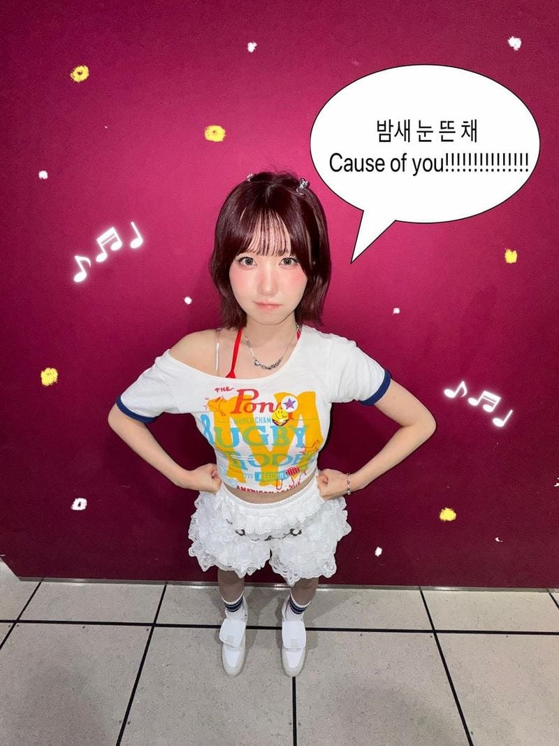“밤새 눈 뜬 채”…히토미, 무대 에너지→여름밤 소녀의 환희 / 걸그룹 세이마이네임 히토미 인스타그램