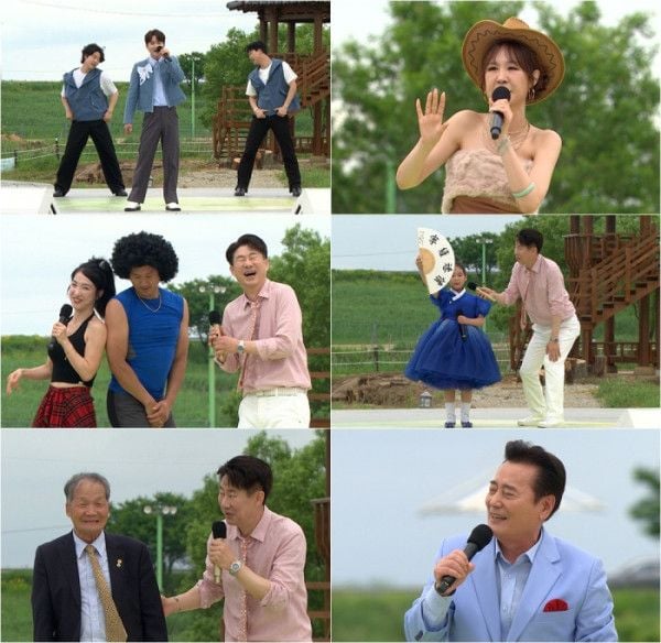 전국노래자랑 나주시 현장, 박서진 폭발→83세 하모니카 부부 눈물의 순간