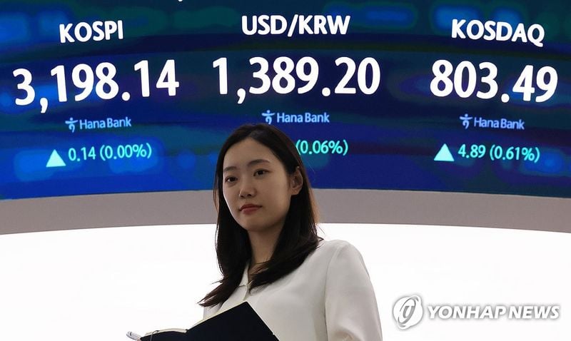 코스피 3,198선 보합 마감…美 관세 경계에 증시 상단 제한