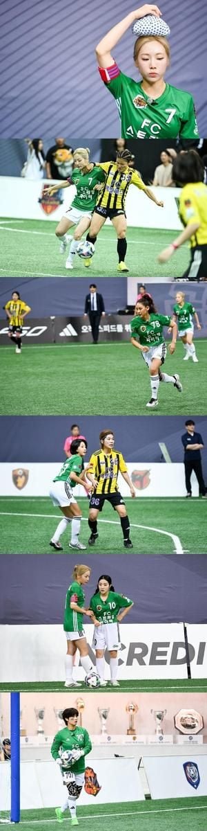 “골 결정력 도발”…‘골 때리는 그녀들’ 김혜선·심으뜸, 테토녀 맞대결→생존 승부의 불꽃 / SBS