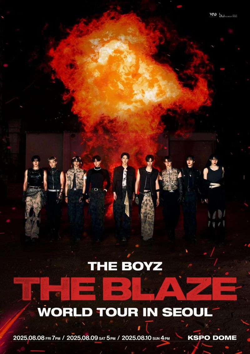 “에너지로 무대 불태운다”…더보이즈, ‘THE BLAZE’ 월드 투어→서울 현장 열기 고조