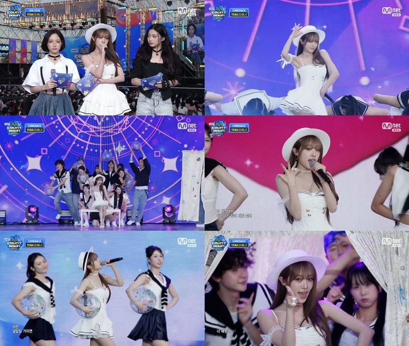 “러블리 에너지 폭발”…최예나, ‘엠카운트다운’서 착한 소녀의 성장 무대→압도적 존재감 / Mnet