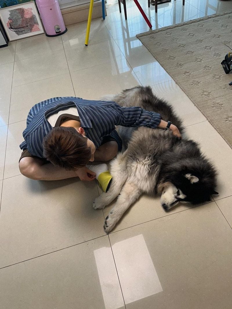 “마음이 머무는 온기”…조권, 평온한 순간→반려견과의 진한 교감 / 그룹 2AM 조권 인스타그램