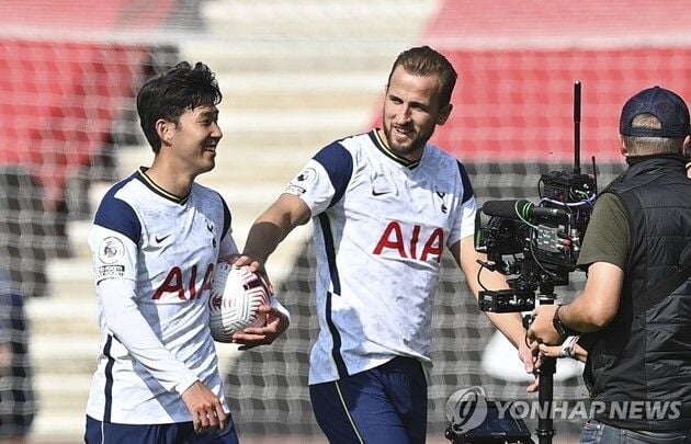 “EPL 최다 47골 합작”…케인, 손흥민 LAFC 이적에 응원 / 연합뉴스