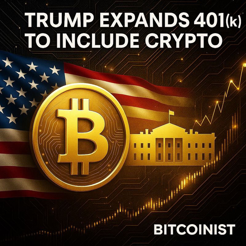 트럼프, 401(k) 투자대상 확대…암호화폐 포함