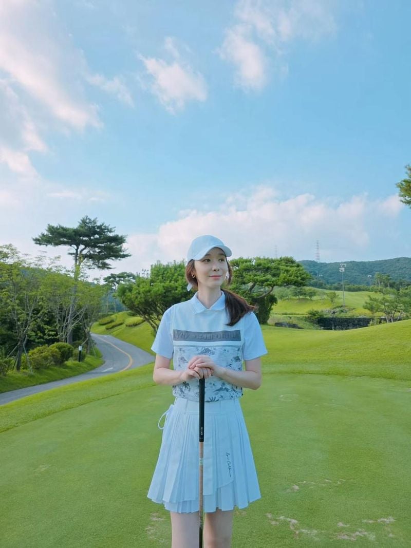 “무더위가 사라진 순간”…한수연, 싱그러운 여름→골프 라운딩 서정 / 배우 한수연 인스타그램