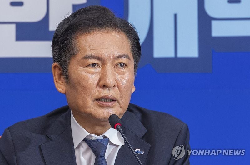 정청래 더불어민주당 대표 / 연합뉴스