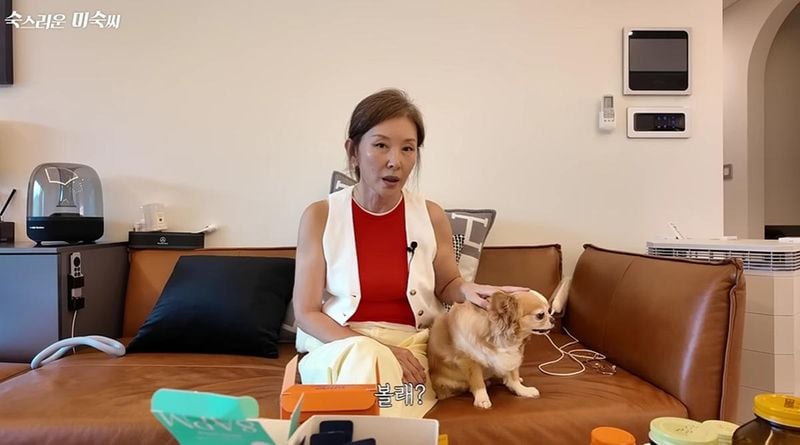 유튜브 채널 ‘이미숙_숙스러운 미숙씨’ 캡처