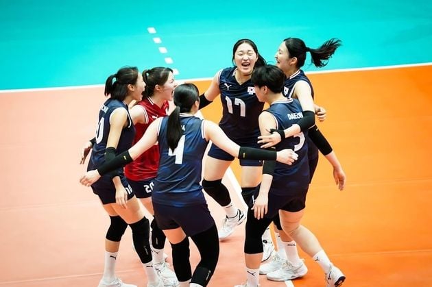 “5세트 역전극 완성”…곽선옥·신은지, 크로아티아전 31점 합작 첫 승 / 연합뉴스