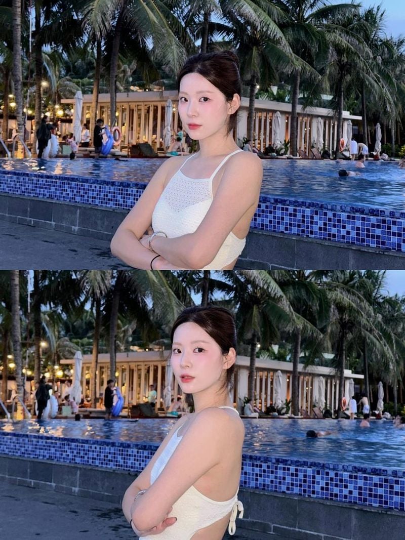 “뜨거운 여름 저녁의 여운”…정연정, 휴양지의 고요→청량한 존재감 / 걸그룹 시그니처 정연정 인스타그램