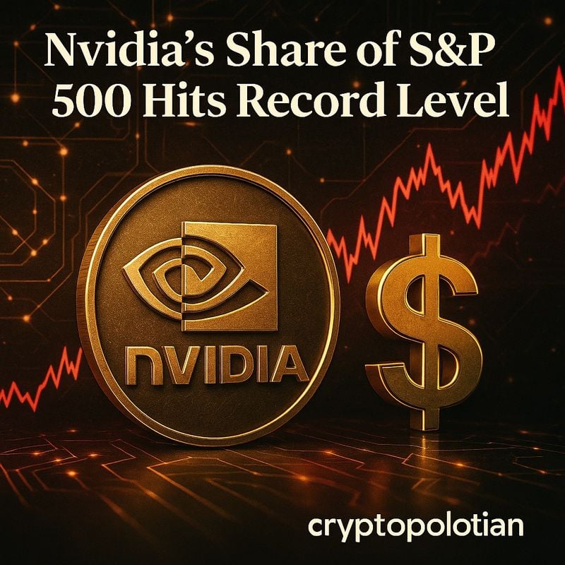 엔비디아, S&P500 비중 8% 돌파…1981년 이후 최대치