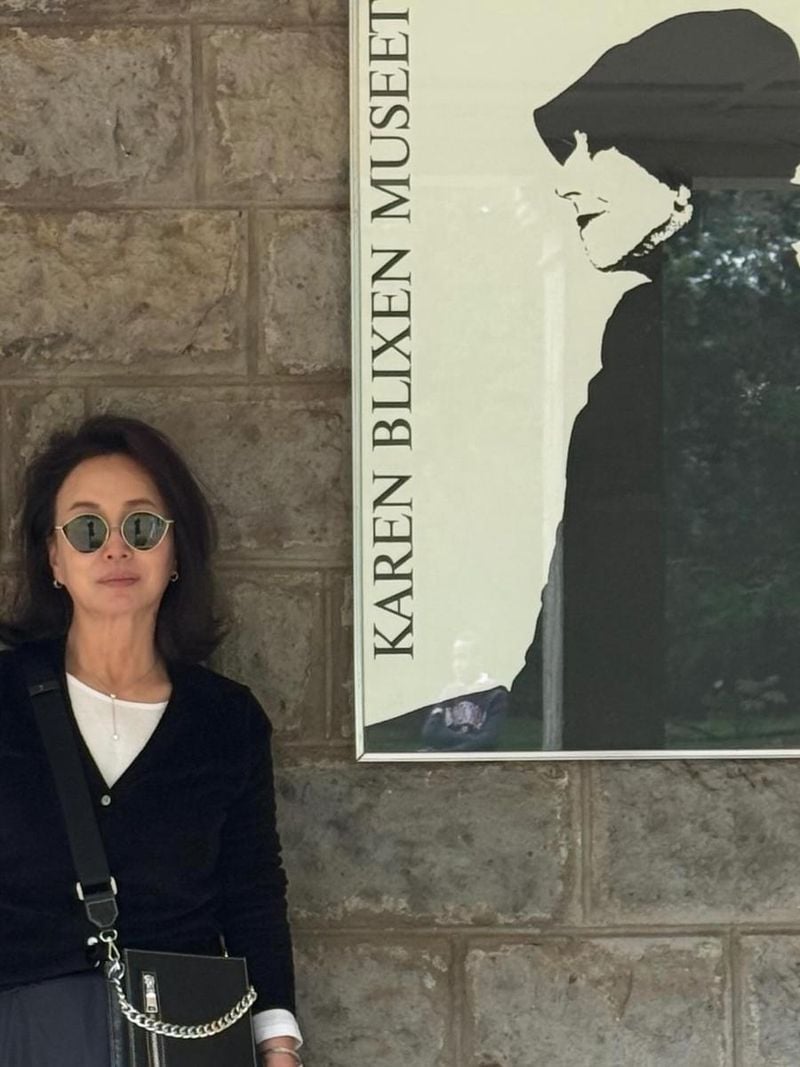 “Karen Blixen의 기운에 기대어”…김미숙, 여름 여행지→갤러리 감성 / 배우 김미숙 인스타그램