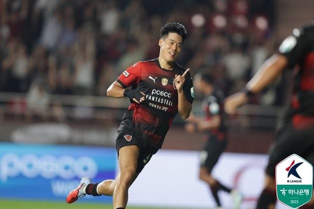 “홍윤상 결승골 작렬”…포항, 광주 꺾고 2연승에 순위 상승 / 연합뉴스