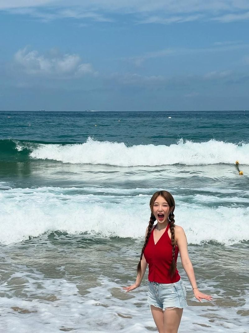 “파도와 5년의 시간”…여진, 여름 해변에서→변화의 순간 포착 / 걸그룹 루셈블 여진 인스타그램