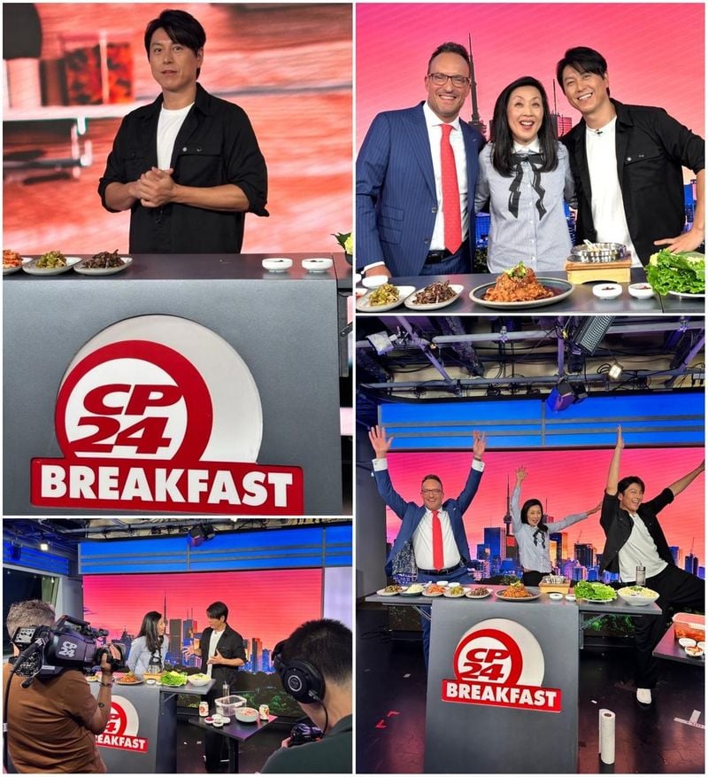 “영어로 전한 한식의 매력”…류수영, ‘CP24 브렉퍼스트’서 토론토 사로잡았다 / KX엔터테인먼트