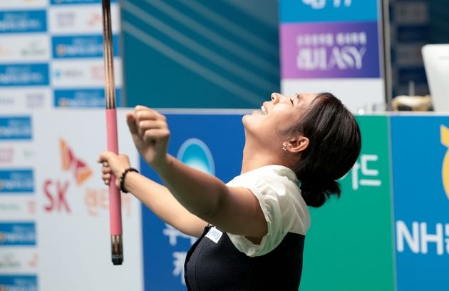 “하이런 7점 쐐기포”…스롱 피아비, 김민아 제압 LPBA 2연속 우승 / 연합뉴스