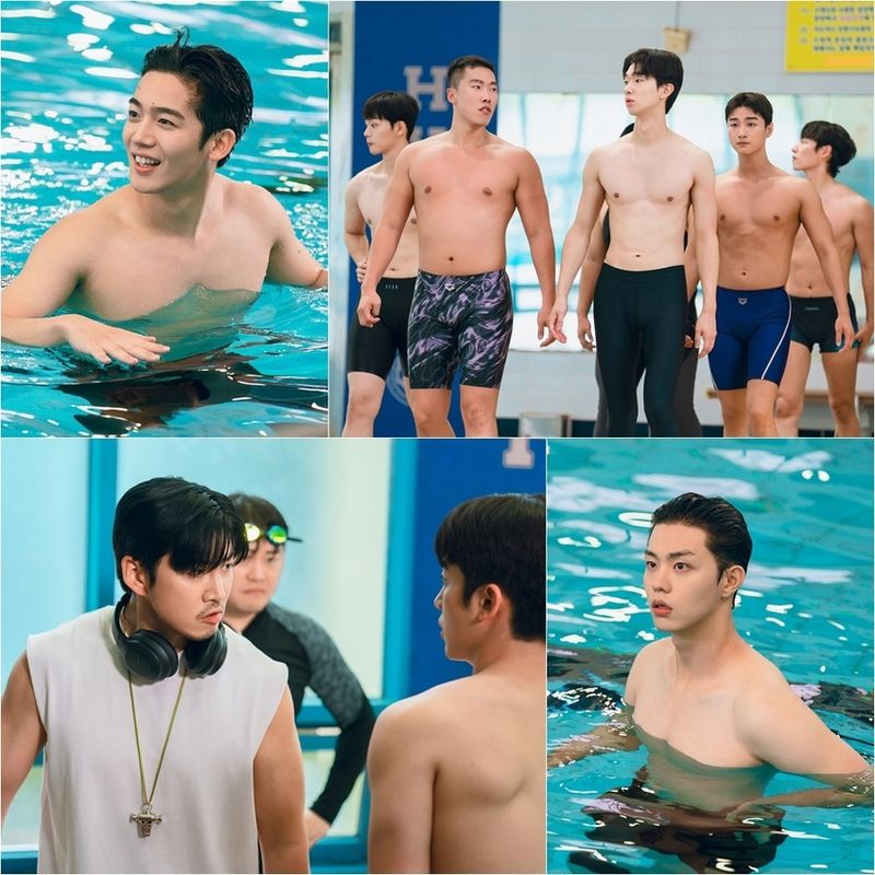 “수영장 무대 위 환호”…‘트라이’ 김요한·김단, 럭비부 땀방울→청량 에너지 폭발 / SBS
