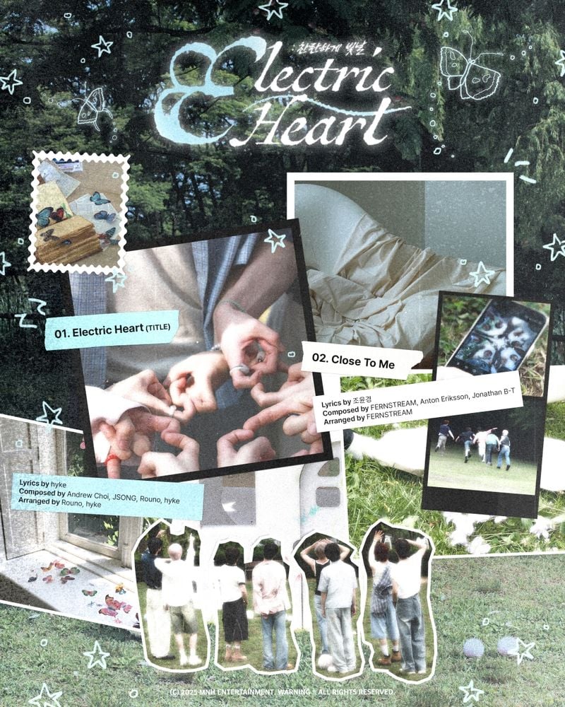 “8TURN, 청춘의 불꽃 깨어나다”…‘Electric Heart’ 트랙리스트로 기대 고조→컴백 앞둔 서사 공개 / MNH엔터테인먼트