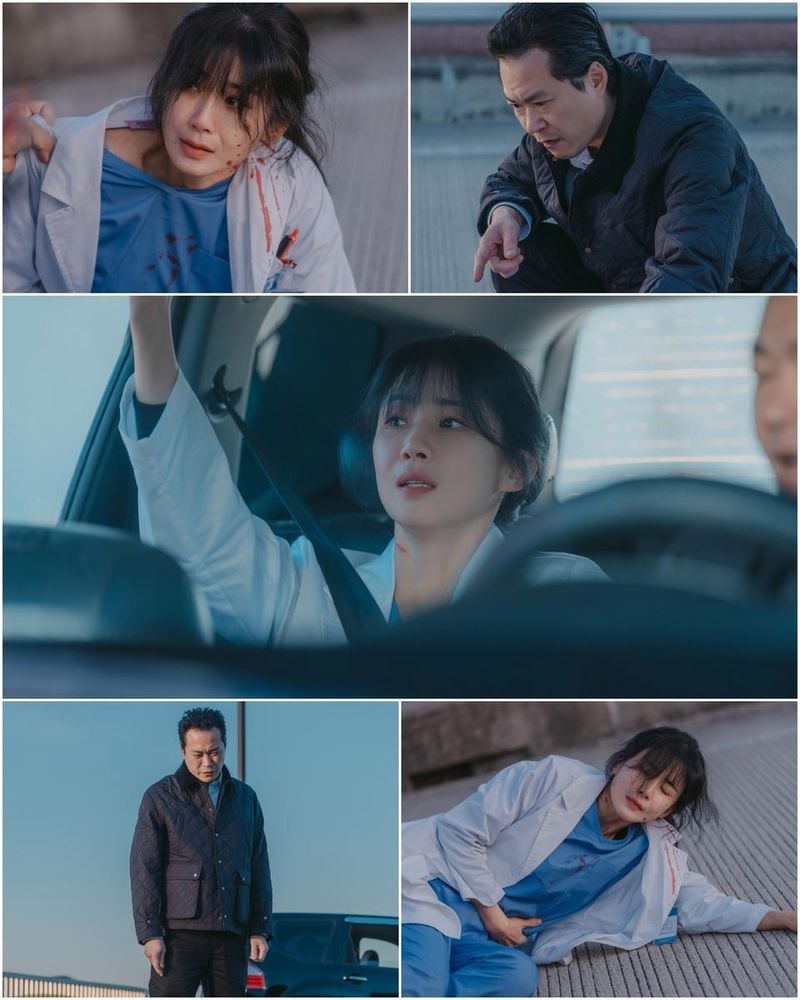“이보영·백현진, 다리 위 혈투”…‘메리 킬즈 피플’ 섬뜩한 위기→시청자 손에 땀 / MBC