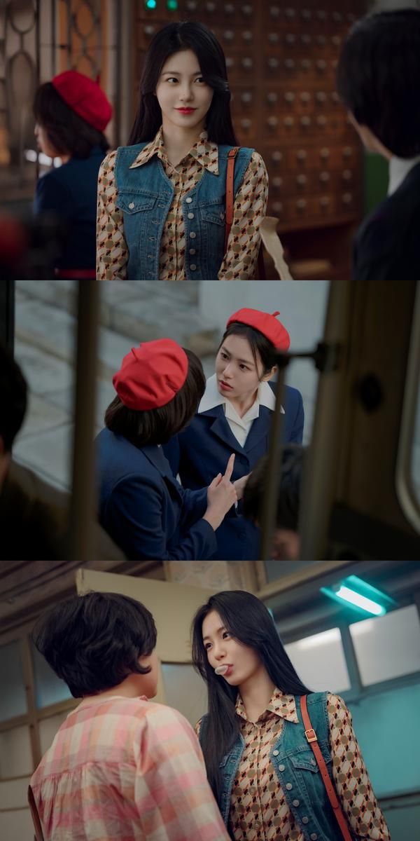 “풍선껌은 나의 힘”…신예은, ‘백번의 추억’서 80년대 청춘 아이콘→눈빛으로 첫인상 강탈 / SLL