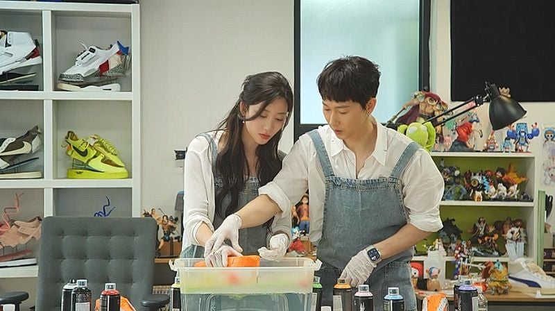 “양말까지 신겨주는 진심”…장우혁·오채이, ‘신랑수업’ 커플 데이트→설렘 폭발