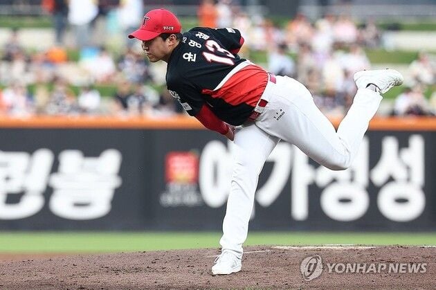 “팔꿈치 인대 수술 결정”…KIA 윤영철, 시즌 조기 마감 및 2승7패로 마쳐 / 연합뉴스