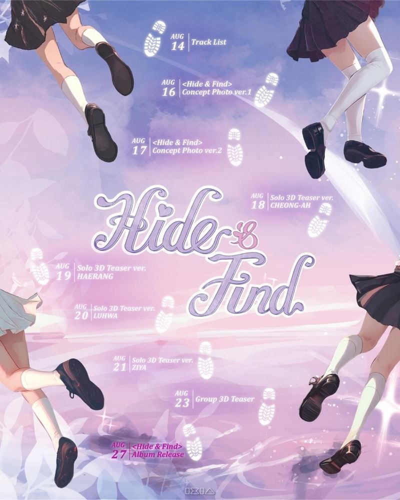 “아이시아(IXIA), 버추얼 걸그룹 혁명”…‘Hide & Find’로 8월 27일 출격→글로벌 기대 집중 / 메가메타