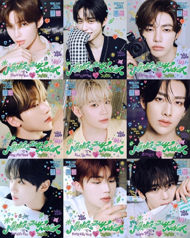제로베이스원, ‘NEVER SAY NEVER’로 성장의 기록→9인 9색 콘셉트에 시선 집중