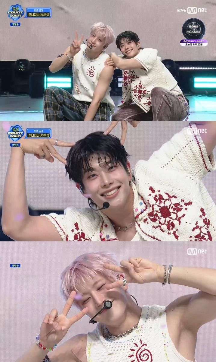 “추억과 우정의 무대”…아스트로 주니지니, ‘Some Things Never Change’로 ‘엠카’ 장악→팬들 설렘 / Mnet