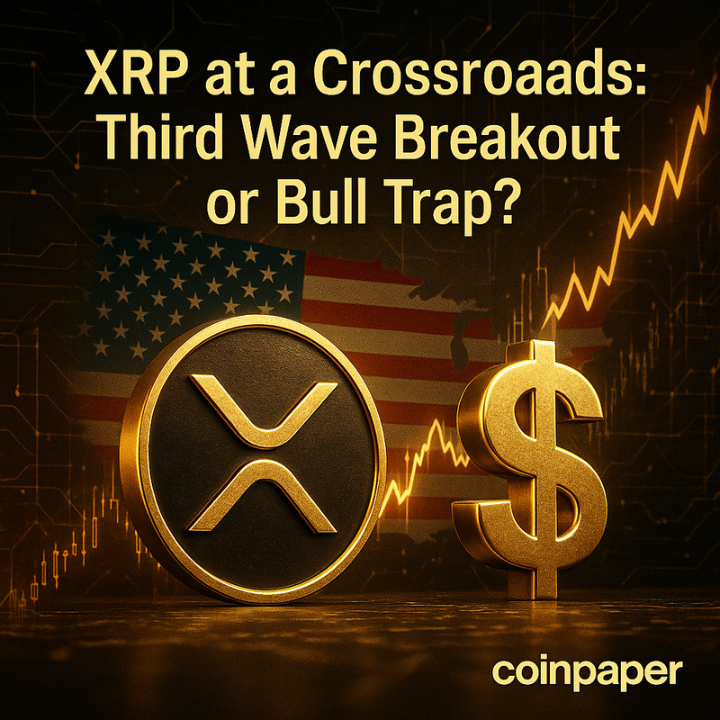 리플 XRP, 3차 상승 돌파냐 하락 함정이냐