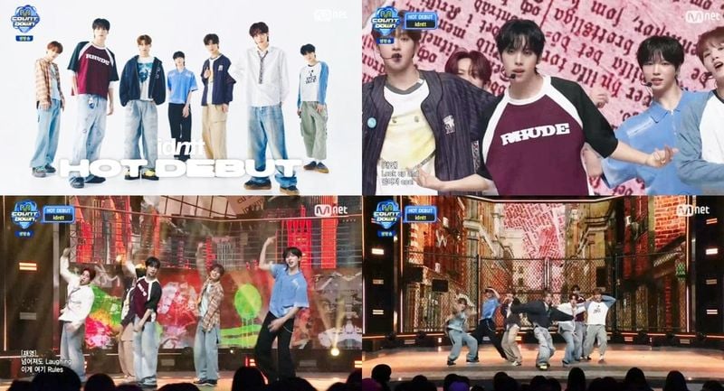 “아이덴티티 unevermet, ‘BOYtude’로 관객 매료”→‘엠카운트다운’ 데뷔 무대 압도
