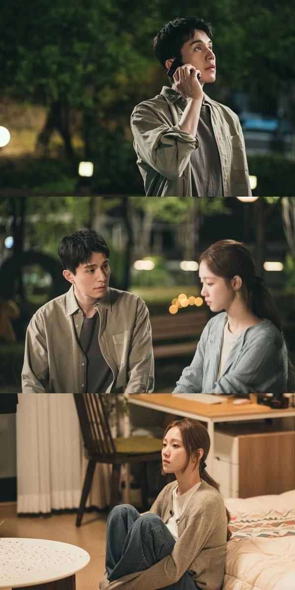 “눈물과 침묵 사이”…이동욱·이성경, ‘착한 사나이’ 위기 속 애틋한 로맨스→시선 모인다 / JTBC
