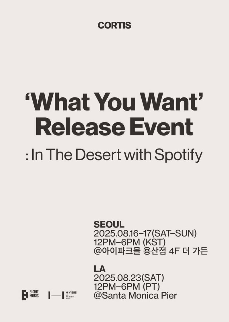 “코르티스 데뷔에 글로벌 관심 집중”…‘What You Want’ 오프라인 이벤트→팬 기대감 폭발