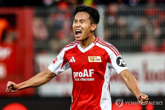 “추가시간 쐐기골”…정우영, 우니온 베를린 데뷔전서 시즌 첫 득점 / 연합뉴스