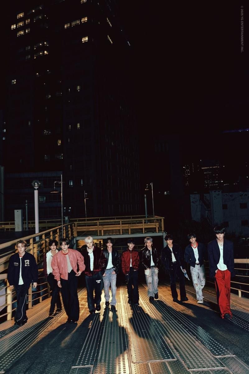 “트레저, 블랙·레드 아우라 폭발”…‘LOVE PULSE’ 단체 비주얼→글로벌 팬심 자극