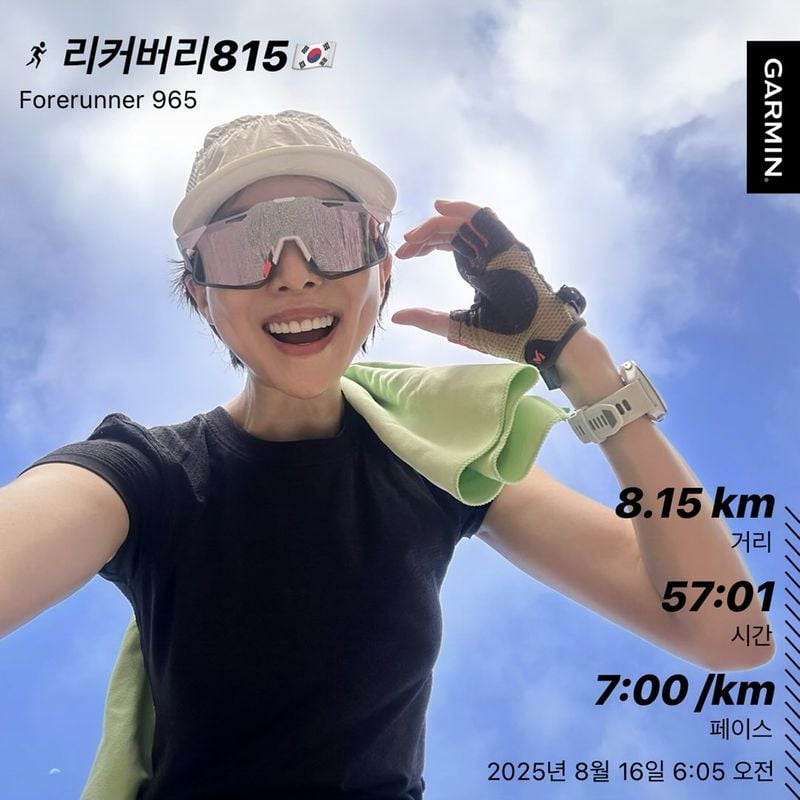 “오늘의 내가 내일의 나에게”…윤세아, 한여름 아침→자신감 폭발 러닝 인증 / 배우 윤세아 인스타그램