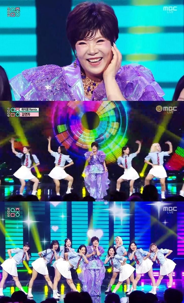 “트로트의 경계를 넘다”…김연자, ‘음악중심’서 쑥덕쿵 Remix→압도적 에너지