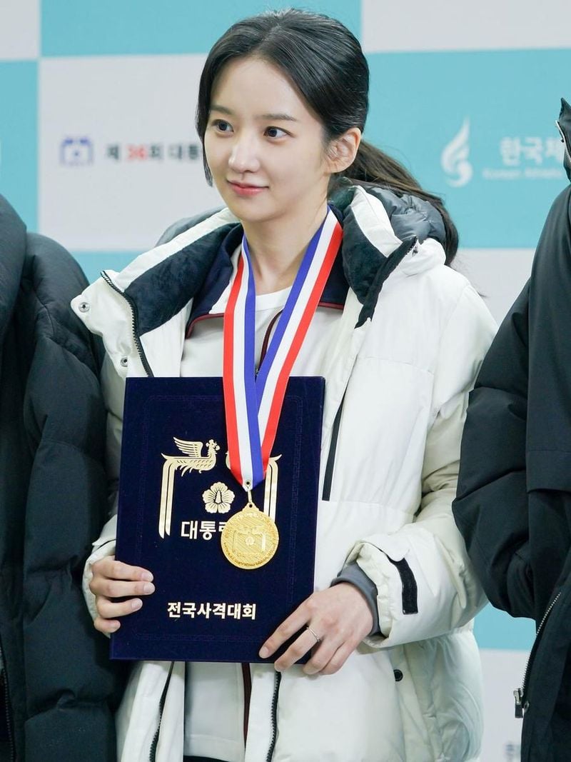 “금메달 헤헤”…박정연, 차분한 미소로 전한 압도적 순간 / 배우 박정연 인스타그램